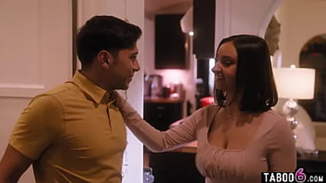 milf and girlfriend seduce boyfriend in wild forbidden tryst