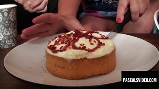 Sweet older woman delights in teasing a youthful lover