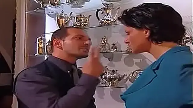 MILF with huge natural tits gets her ass fucked