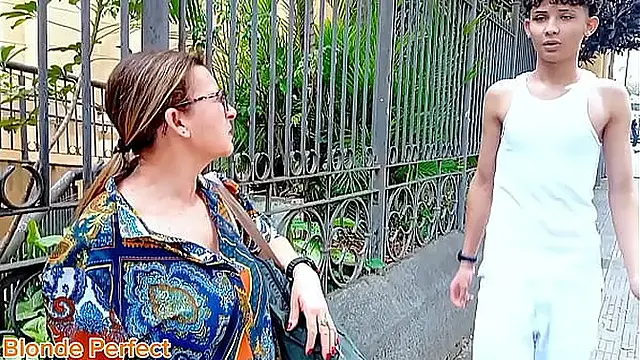 Young guy approaches me at the church door and invites me to his apartment. When I get there, he eats me out deliciously.