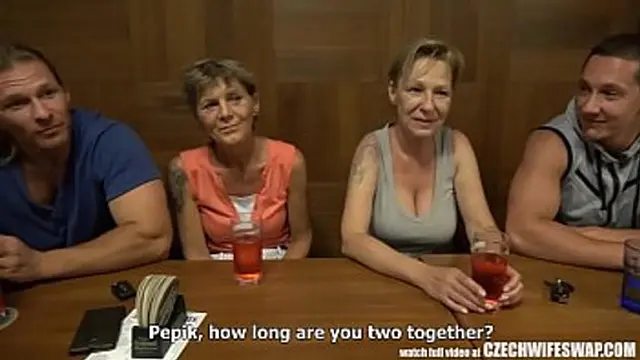 Czech Wife Swap: Hairy Lady Exchanges Her Partner