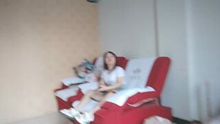 Two experienced ladies enjoy together